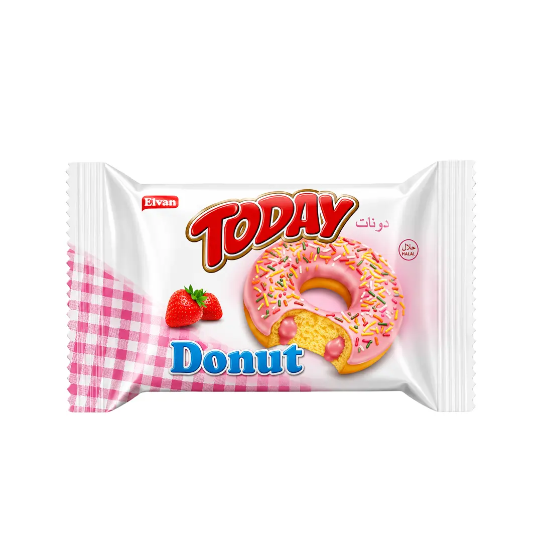 Elvan Today Donut Cake Strawberry