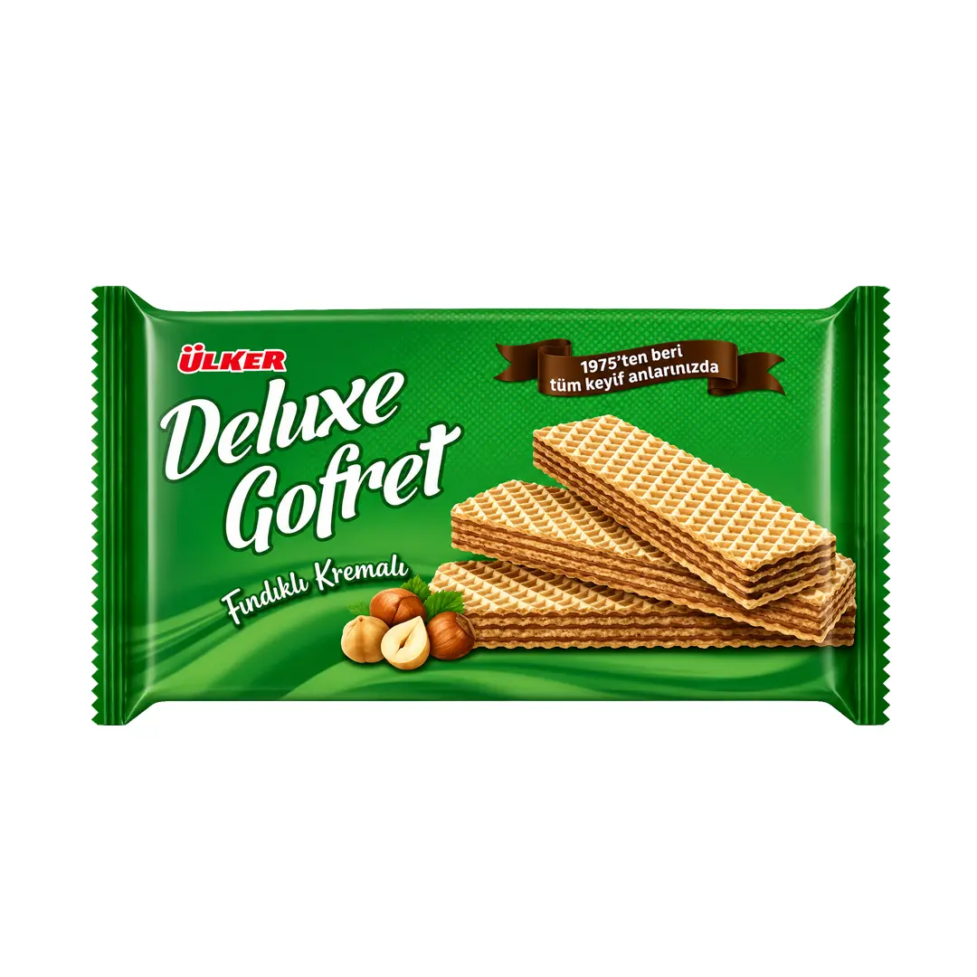Ulker Delux Hazelnut Wafer